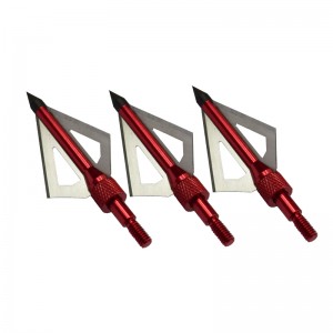 Nika Bắn cung 15B005 100/125 Broadhead thép không gỉ để săn bắn cung 3 lưỡi Broadhead