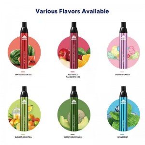 Bản gốc JFHB 2500Puffs Vapes Kit e thuốc lá e thuốc lá