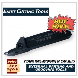 Dụng cụ cắt EMET, dụng cụ tiệnngoài, dụng cụ chia tay bênngoài, đặc biệt là gia công bánh xe, sử dụng iscar gida80-40 chèn, ghgr/l2525-8, ghgr/l2525-6