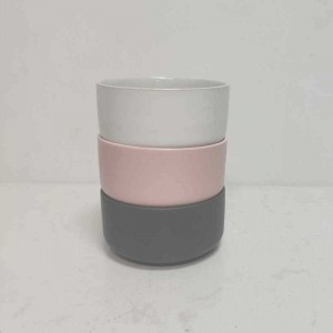 Bán buôn đồ đá gốm tròn ăn sáng bát