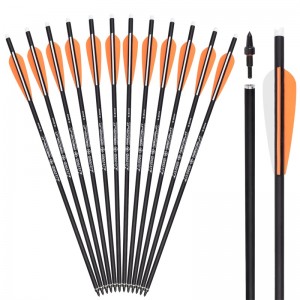 Elongngoài trời 119668 OD8.8mm Bu lông rollfiblelass TPU Streamline Vanes Arrows Bắn cung Bu lông Crossbow