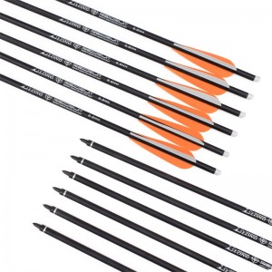 Elongngoài trời 119668 OD8.8mm Bu lông rollfiblelass TPU Streamline Vanes Arrows Bắn cung Bu lông Crossbow