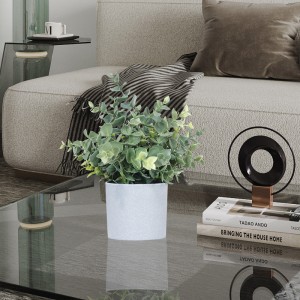 Nhà máy trực tiếp cung cấp cây trồng trong chậunhân tạo được thiết kế mới trang trí màu xanh lá câynhân tạo với cảm giác đẹp mắt và cảm động thực sự