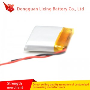 Nhà sản xuất cung cấp pin lithium siêu mỏng 803030-650MAH 3.7V, pin đặc biệt cho các sản phẩm Walkman vàngười lớn