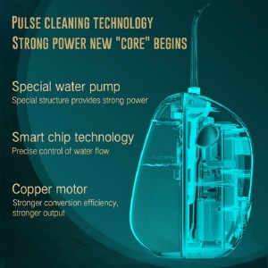 Nhà máy cung cấp chăm sóc răng miệng khử trùng răngnước cầm tay Flosser Răng Làm sạch và làm trắng răng gấp răng