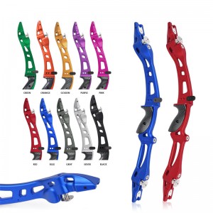 Elongarrow 221006 ET-8 25 inch Hợp kimnhôm LH ILF Bắn cung Recurve Bow Tay cầm Riser