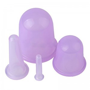 Sử dụng tốt Silicone Chân không mặt Cupping Cups Massage Set