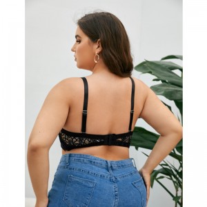 Thiết kế mới Ren Bra Set Thêu Người phụnữ gợi cảm Cộng với Kích thước Thu thập Shaping Quần lót Quần lót