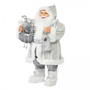 30 ~ 110cm Giáng sinh đứng Santa Claus Trang trí Deluxe Trang trí lễ hội Holiday Bức tượng Bộ sưu tập Xmas truyền thống