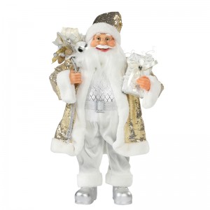 30 ~ 110cm Giáng sinh Santa Claus Trang trí Deluxe Trang trí lễ hội Holiday Bức tượng Bộ sưu tập Xmas truyền thống