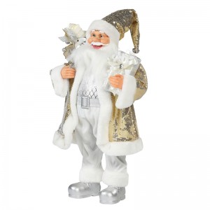 30 ~ 110cm Giáng sinh Santa Claus Trang trí Deluxe Trang trí lễ hội Holiday Bức tượng Bộ sưu tập Xmas truyền thống