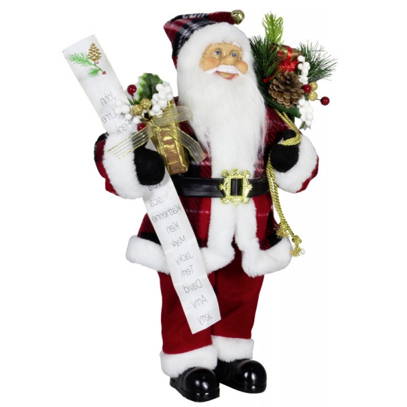 Trang trí Giáng sinh 80 cm Santa Claus Túi quà tặng Tên Danh sách Thôngnón Cây cảnh Trang trí Xmas Đồ chơi cho gia đình Navidad Holiday Party Hiển thị