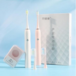 360 Người lớn không dây có thể sạc lại Power Whitening ODM tự động Sonic Bàn chải đánh răng điện