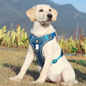 Pet Nhà cung cấp Dog Khai thác Vest Cổ Có thể điều chỉnh Không Kéo Chó Khai thác Dịch vụ quân sự chiến thuật Vest