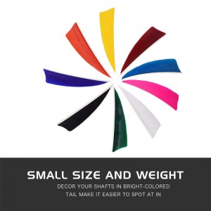 ELONGARROW 172313 3Ichnes Shield Thổ Nhĩ Kỳ Feather cho mũi tên bắn cung