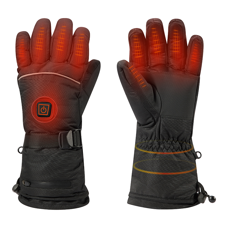 Găng tay sưởi pin Unisex, găng tay sạc điện sưởi ấm cho xe máy mùa đông