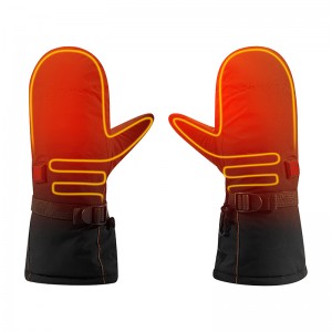 Găng tay da sưởi ấm mùa đông 2200mAh, găng tay sưởi ấm chốngnước để câu cá