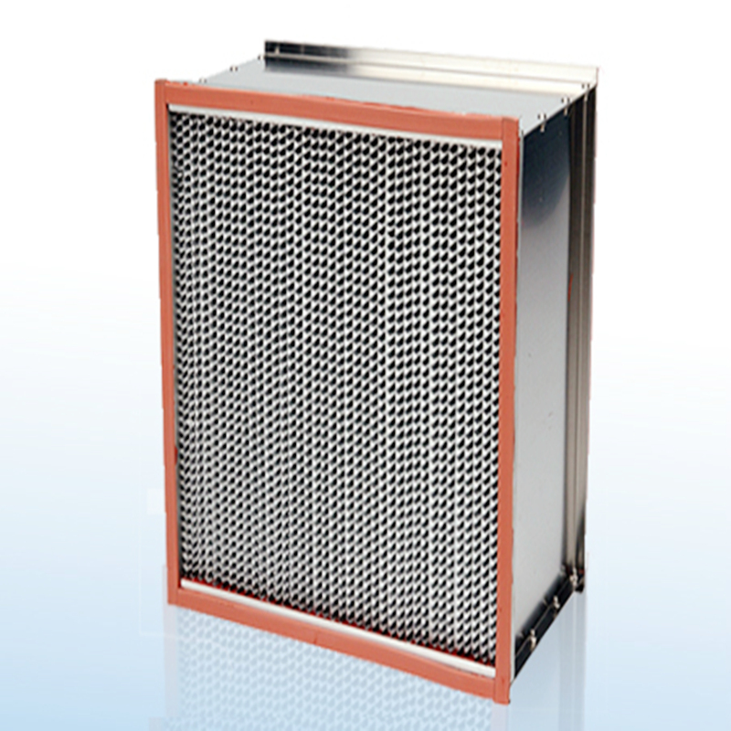 Phòng sạch Temp cao Hepa HVAC Air Filter H13 Khung thép mạ kẽm
