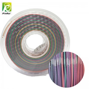 Pinrui long lanh PLA 1.75mm Máy in 3D Filamling lấp lánh màu cầu vồng lấp lánh