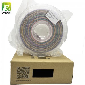 Pinrui long lanh PLA 1.75mm Máy in 3D Filamling lấp lánh màu cầu vồng lấp lánh