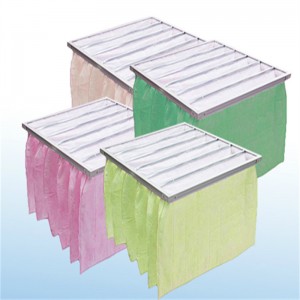 F5-F9 Túi lọc bỏ túi hiệu quả F5-F9 Bộ lọc không khí HVAC cho phòng sạch