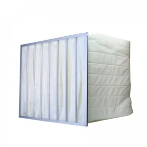 F5-F9 Túi lọc bỏ túi hiệu quả F5-F9 Bộ lọc không khí HVAC cho phòng sạch