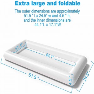 Thanh băng trắng bơm hơi, phao băng, hồ bơi bơm hơi