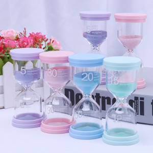 Bộ hẹn giờ cát cho trẻ em, đồ chơi học mầmnon, bộ hẹn giờ đầy màu sắc 1/3/5/10/15/30 phút hẹn giờ lớp học, đồng hồ bàn chải đánh răng đồng hồ cát, đồ chơi cảm giác