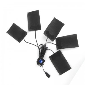 Nhà sản xuất Chất lượng cao 5V 7.4V Sợi carbon điện cho áo khoác quần áo