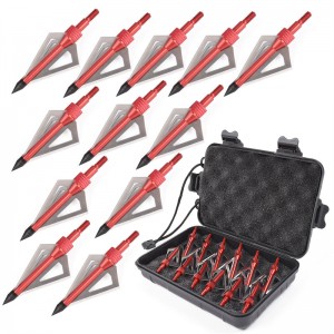 Elongarrow 15B005 100grain Mũi tên đầu mũi tên săn bắn vít mũi tên Broadheads