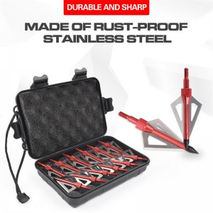 Elongarrow 15B005 100grain Mũi tên đầu mũi tên săn bắn vít mũi tên Broadheads