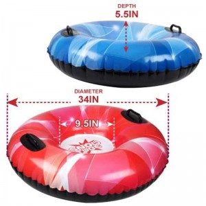 Mùa đôngngoài trời cha mẹ-trẻ em tương tác đồ chơi trẻ em, ống tuyết Nflatable