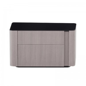 Chất lượng cao Nội thất phòngngủ của khách sạn Ý trang trínội thất phòngngủ Nightstand Velvet Modern Suke Songside Bàn đầu giường
