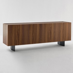 Nordic Modern Walnut Wood Sideboard Wood Cabinet Tủ phòng khách