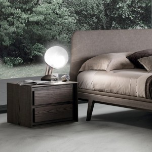 Chất lượng cao scandinavia phong cách đồ gỗ tủ gỗ gỗ óc chó rắn bệ bên cạnh giường phụ buffet