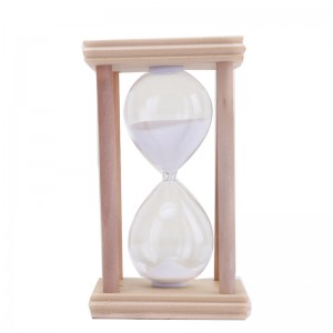 Home Hour Kính hẹn giờ trên giá đỡ, khoảng. 30 phút, màu gỗ