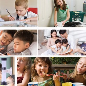 Nhà máy bánnóng đầy màu sắc mini 135 phút làm đồng hồ cát