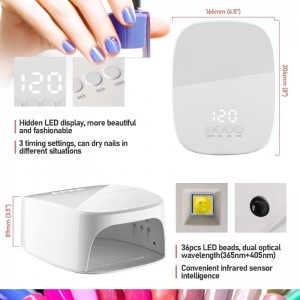 M&R P30PRO LED UV LED Nailless, đèn UV có thể sạc lại cho máy sấy móng tay LED không dây với cổng USB để sạc điện thoại và máy khoan móng tay, đèn móng chuyênnghiệp