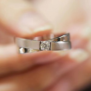 Sterling Silver 925/18K/14K/10K Vàng với Moissanite/REAnd Diamondnhẫn đính hôn