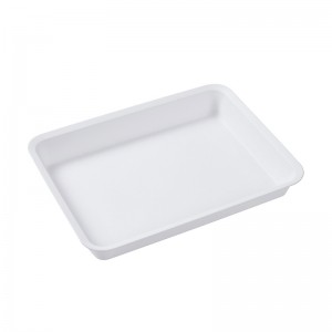 Hình chữnhật màu hồng tùy chỉnh silicon thực phẩm chảo trái cây