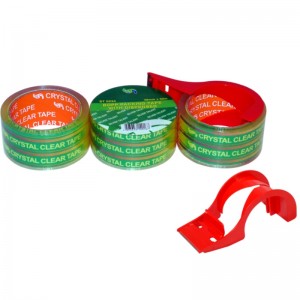 Crystal Clear Opp đóng gói băng với bộ phân phối