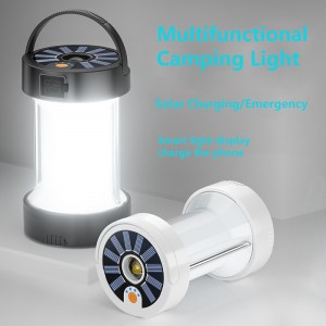 Đèn LEDngoài trời Đèn khẩn cấp Đèn khẩn cấp Đèn Solar Sạc lại đèn lồng không thấmnước