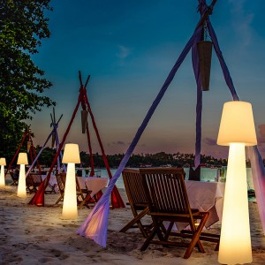 Lễ hội trang trí polyethylen đènnền LEDngoài trời cho bữa tiệc sân vườn và trang trí sự kiệnngoài trời