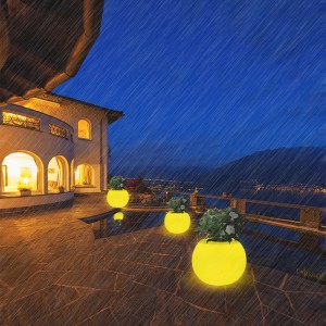 LED tròn hoa hoa rangoài trời sân vườn không thấmnướcnhẹnhàng