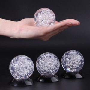 Modern Usiness lưuniệm quà tặng sáng tạo Phong thủy Paper Weight Amber Mountain Bool Water Ball Bubble Ball