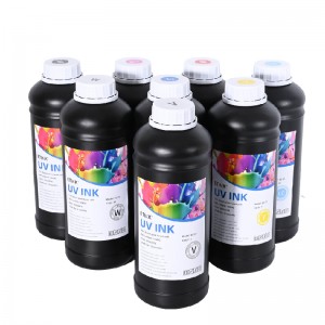Mực mềm UV-LED phù hợp cho đầu in Epson để in PVC TPU