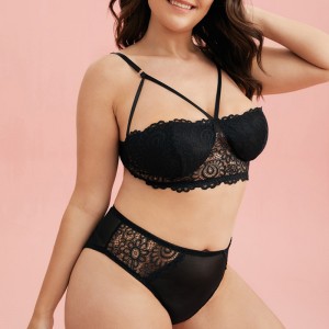 Khai thác ren hoa 2 mảnh bộ đồ lót sexy sex