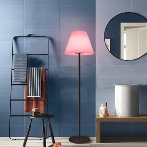 ngoài trời/indoor Touch Control Đèn sàn LED RGB, Đèn đứng Europian hiện đại Đèn sànnhà cho phòng khách, phòngngủ, khách sạn, vườn, văn phòng (11*60.2 in)