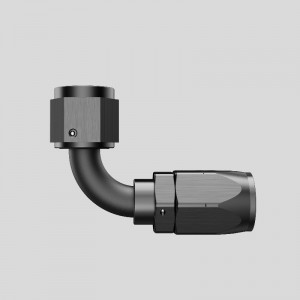 90 độnhôm xoay một ống dẫn bộ phận phù hợp cho dòngnhiên liệu bện