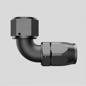 Dòng chảy đầy đủ 90 độ Một ống xoay cắt kết thúc